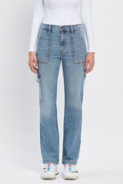 Codi Cargo Super High Rise Dad Jean    Jeans Eunina- Tilden Co.