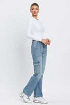 Codi Cargo Super High Rise Dad Jean    Jeans Eunina- Tilden Co.