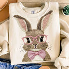 One Smart Bunny Graphic Sweatshirt in Three Colors Womens Ave Shops- Tilden Co.