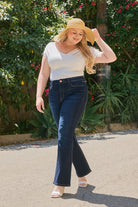 Plus Size Mid Rise Bootcut Jean    Jeans Vervet- Tilden Co.