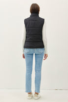 Suede-Like Puffer Vest    vest Be Cool- Tilden Co.