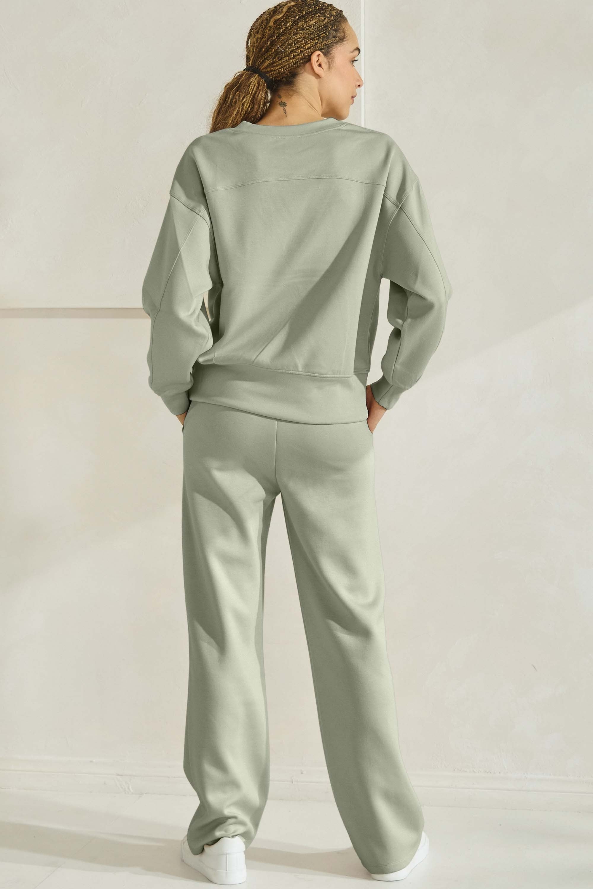 Softscape Scuba Lounge Pant Sweatshirt Yelete- Tilden Co.