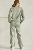Softscape Scuba Lounge Pant Sweatshirt Yelete- Tilden Co.