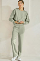 Softscape Scuba Lounge Pant Sweatshirt Yelete- Tilden Co.