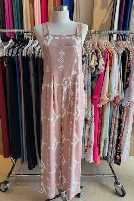 Blushstroke Abstract Jumpsuit Jumpsuit Chris and Carol- Tilden Co.