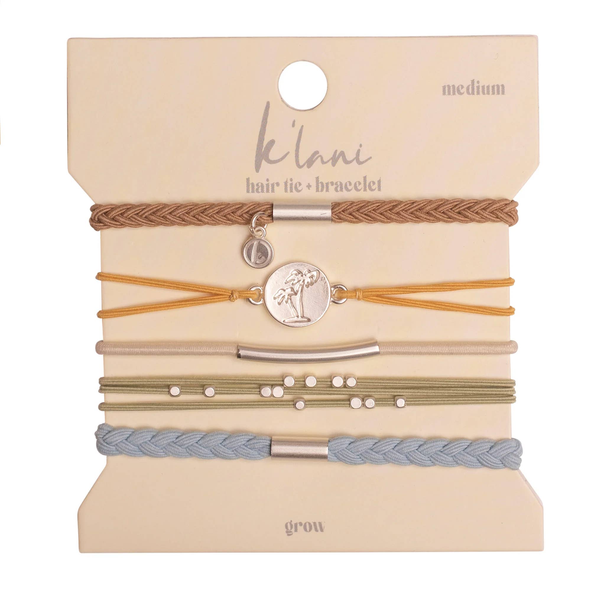 Grow Hair Tie Bracelets hair ties K'Lani hair tie bracelets- Tilden Co.