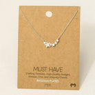 Dainty Multi Star Charm Necklace S S Necklace Fame Accessories- Tilden Co.