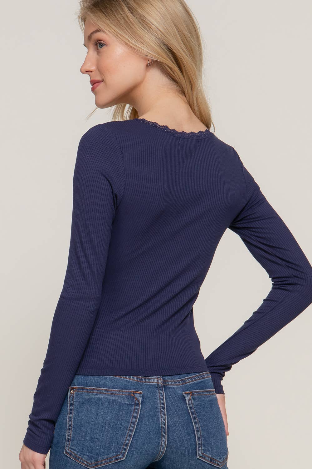 Long Sleeve Scoop Neck Top Long Sleeve Shirts and Tops Active Basic | Active USA- Tilden Co.