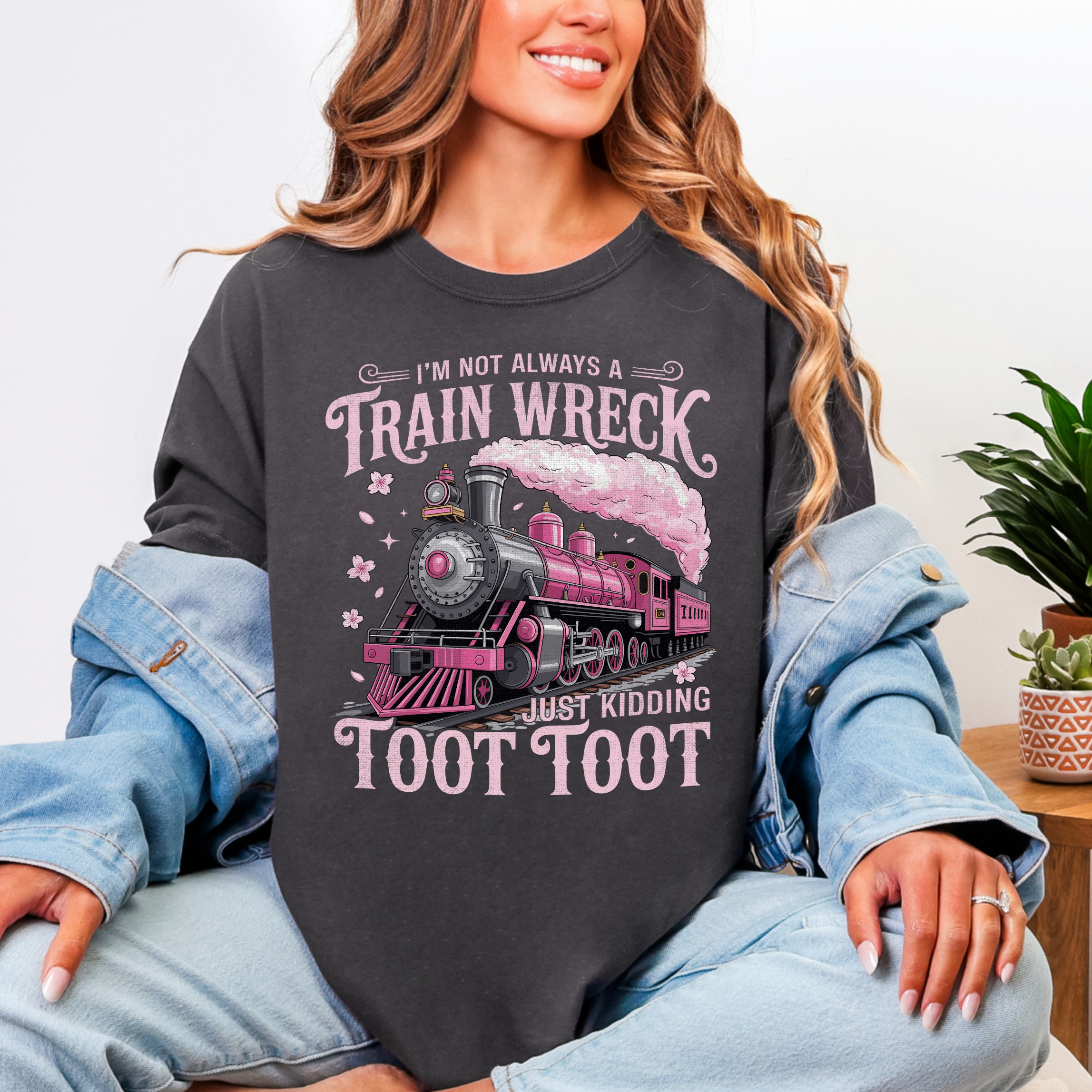Train Wreck Graphic Tee T-Shirt Ave Shops- Tilden Co.