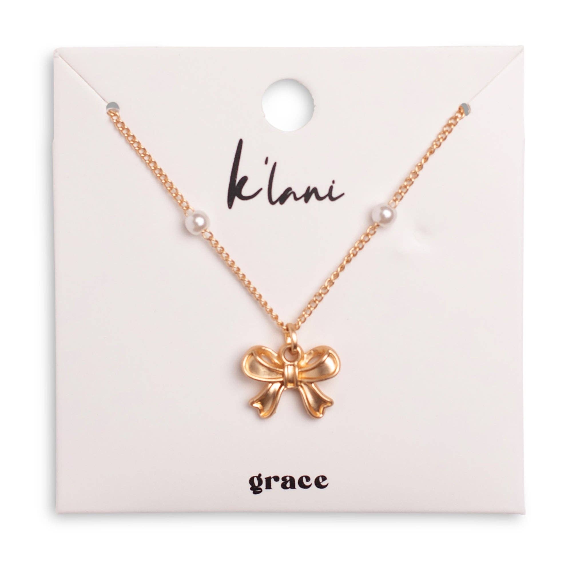 Grace Necklace necklace K'Lani hair tie bracelets- Tilden Co.