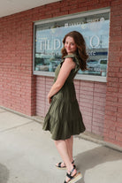Tara Dress in Vineyard Midi Dress Mikarose- Tilden Co.