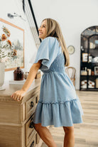 Kindred Dress in Chambray Dress Mikarose- Tilden Co.