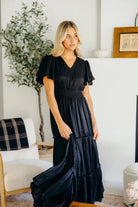 Taylor Dress in Black Dress Mikarose- Tilden Co.