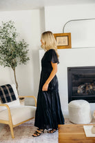 Taylor Dress in Black Dress Mikarose- Tilden Co.