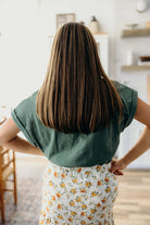 Slub Tee in Grass Green Dress Mikarose- Tilden Co.