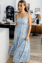 Francine Dress in Lotus Ink Dress Mikarose- Tilden Co.