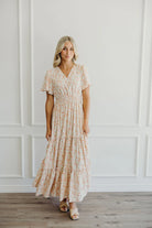 The Eden Dress in Honeydew Rose maxi dress Mikarose- Tilden Co.