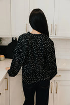Button Blouse in Hidden Garden T-Shirt Mikarose- Tilden Co.
