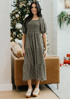 Indigo Dress in Soft Moss Midi Dress Mikarose- Tilden Co.