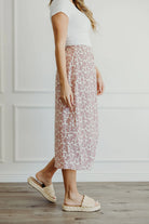 Midi Skirt in Misty Rose midi skirt Mikarose- Tilden Co.