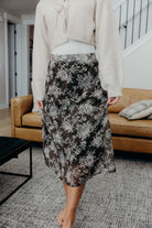 Midi Skirt in Botanical Garden Skirts Mikarose- Tilden Co.