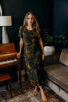 The Thayer Dress in Golden Rose Dress Mikarose- Tilden Co.