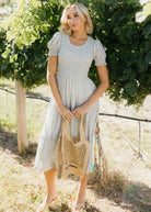 McCall Dress in Hint of Mint Midi Dress Mikarose- Tilden Co.