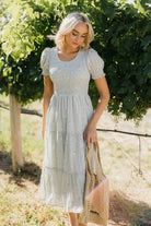 McCall Dress in Hint of Mint Midi Dress Mikarose- Tilden Co.