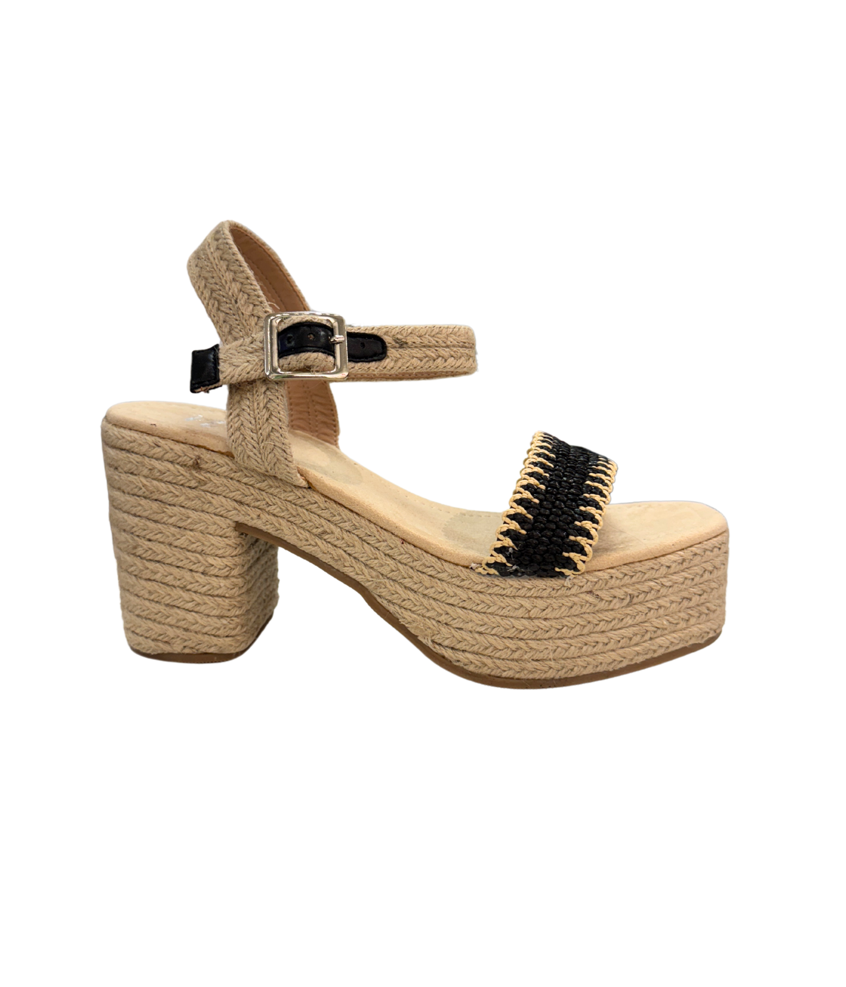 Elise Wedge in Black 140 Wedges Naughty Monkey- Tilden Co.