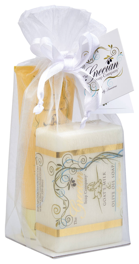 Goat's Milk Soap and Lotion Gift Set: Black Raspberry Vanilla    hand soap The Grecian Soap Company- Tilden Co.