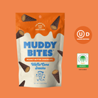 Peanut Butter Chocolate Waffle Cone Snacks Muddy Bites- Tilden Co.