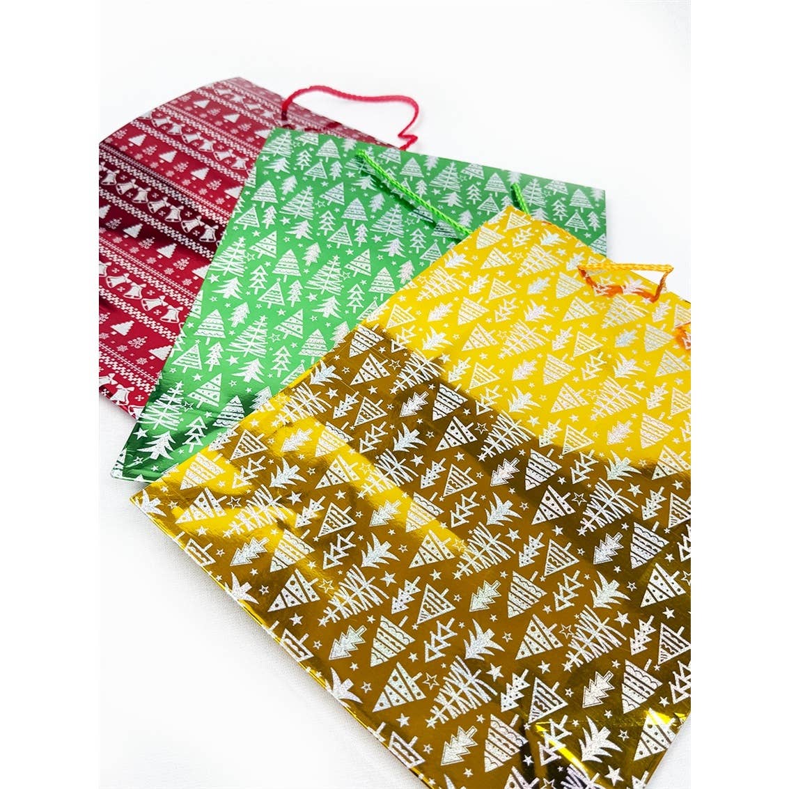 Fancy Holographic Christmas Gift Bag Love and Repeat- Tilden Co.