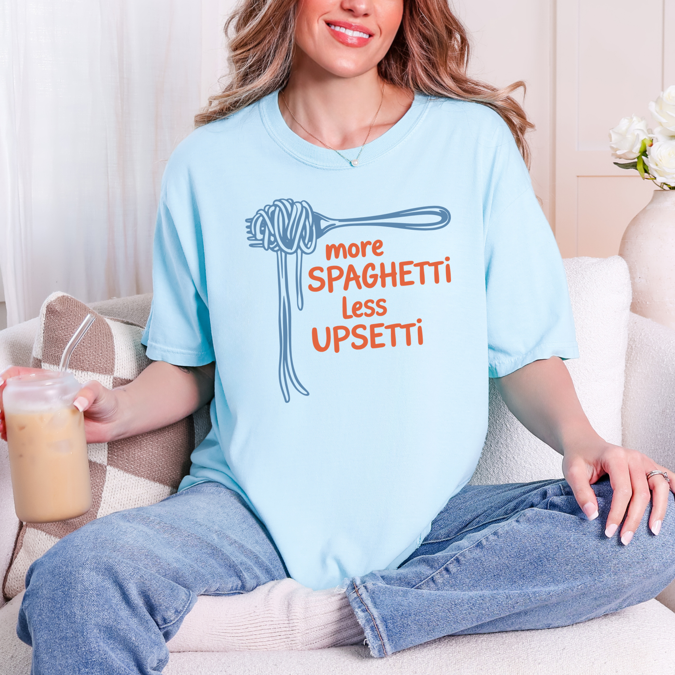 More Spaghetti Graphic Tee T-Shirt Ave Shops- Tilden Co.