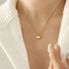 Heart Necklace | 40NK9443 Necklace JOSSLYN by wall to wall- Tilden Co.