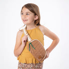 Quilted Belt Bag Tan Tan Bag Janela Bay- Tilden Co.