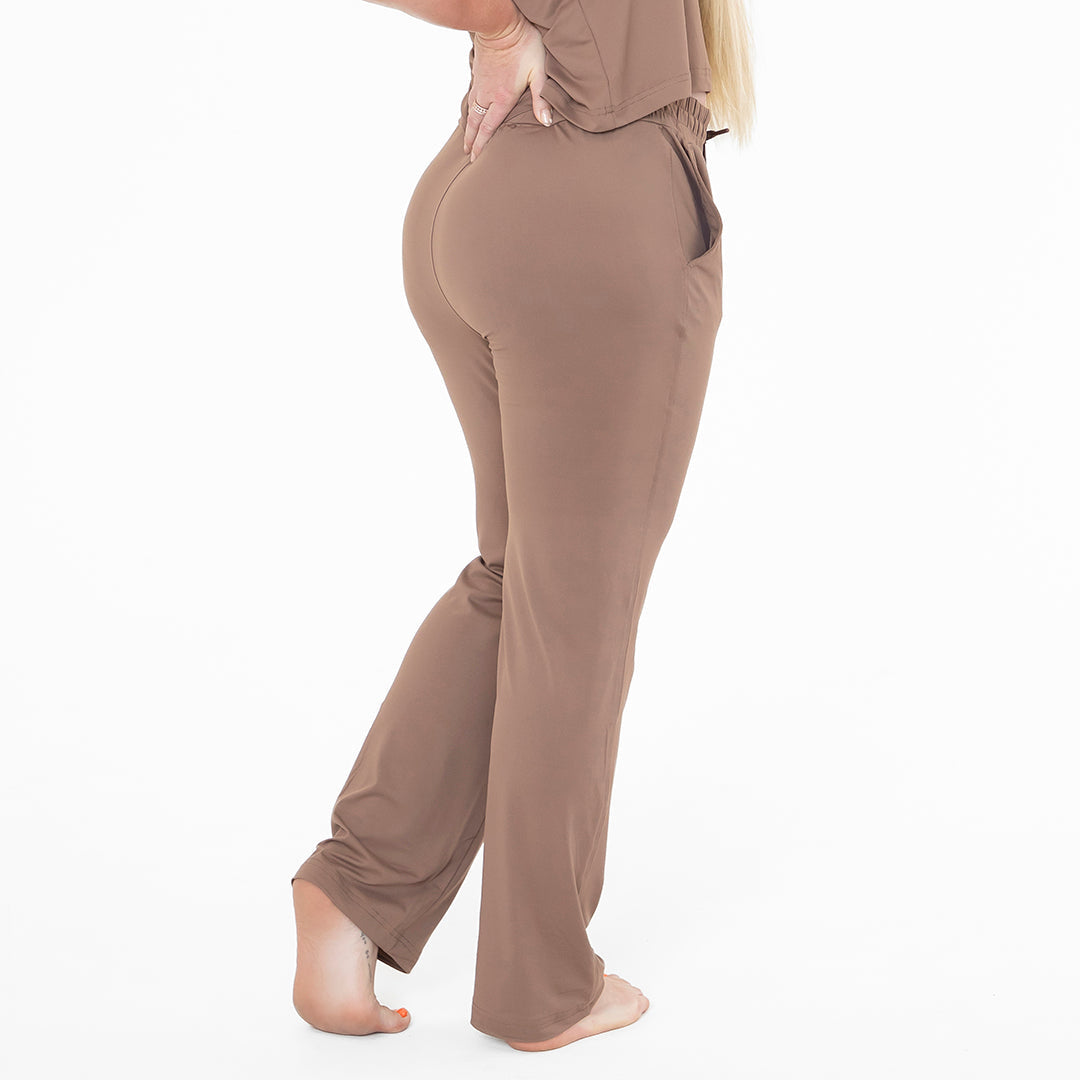 Straight Leg Lounge Pants Janela Bay- Tilden Co.