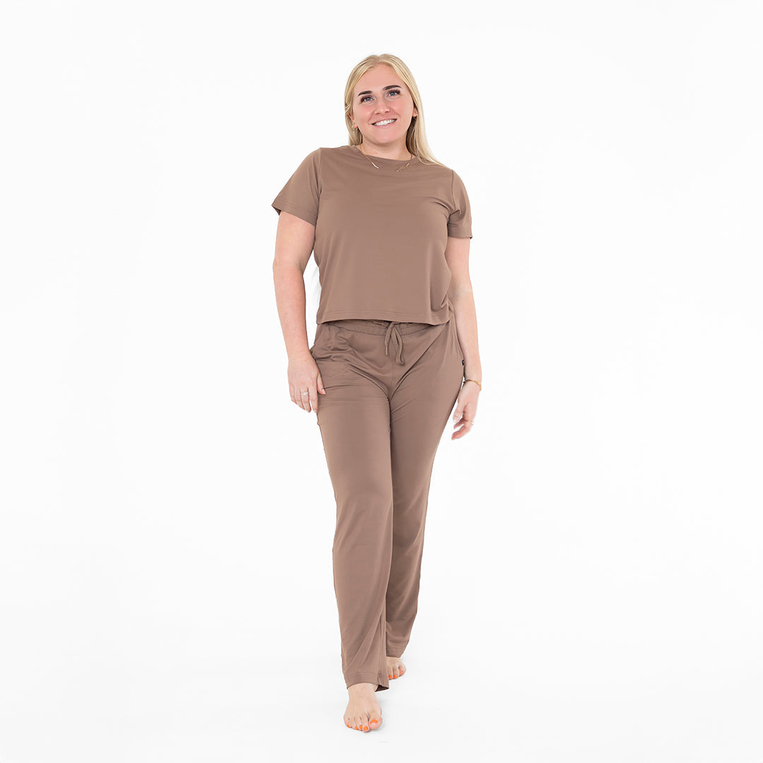 Straight Leg Lounge Pants Janela Bay- Tilden Co.