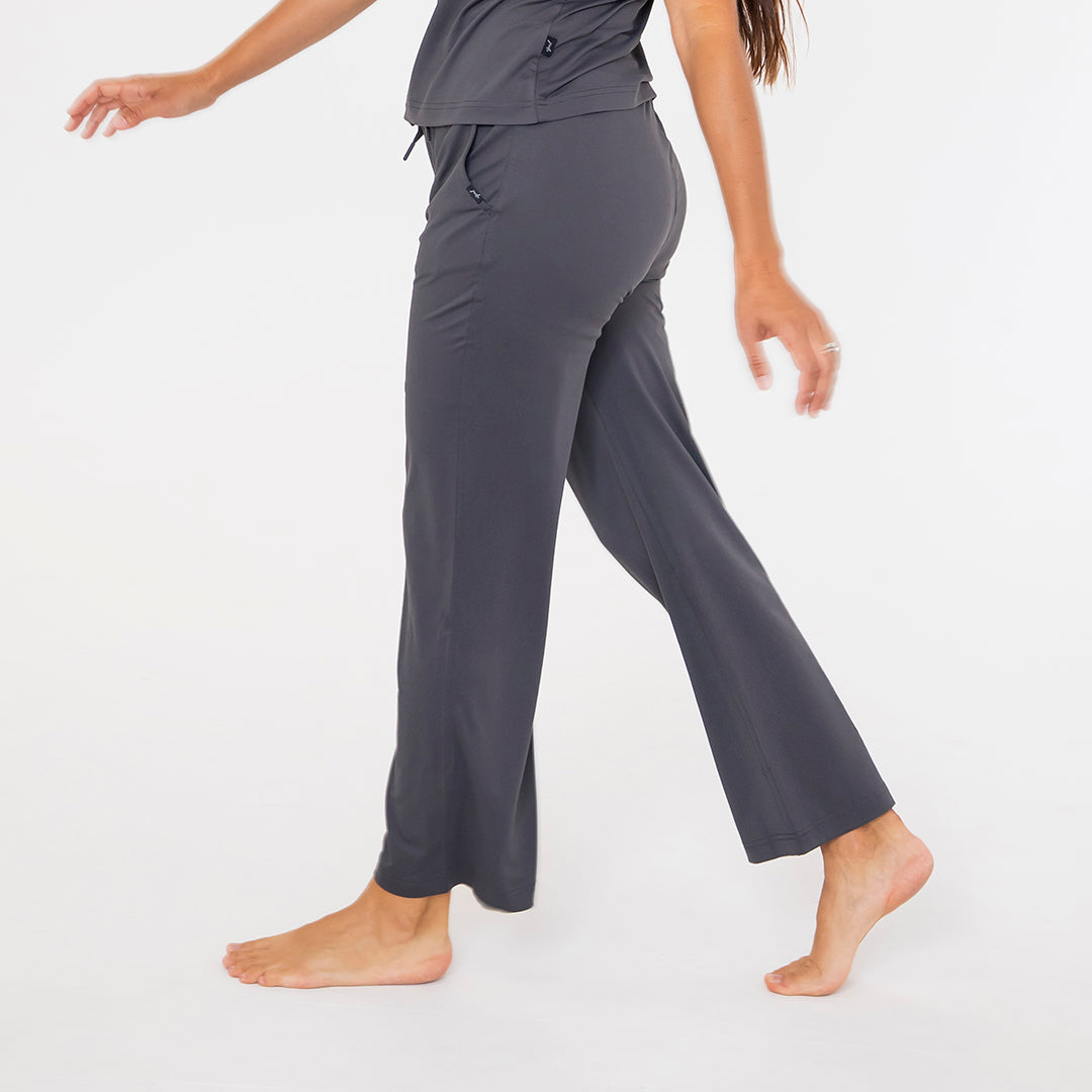 Straight Leg Lounge Pants Casual Pants Janela Bay- Tilden Co.