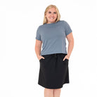 Tech Skirt Black / XS Black XS Mini Skirt Janela Bay- Tilden Co.