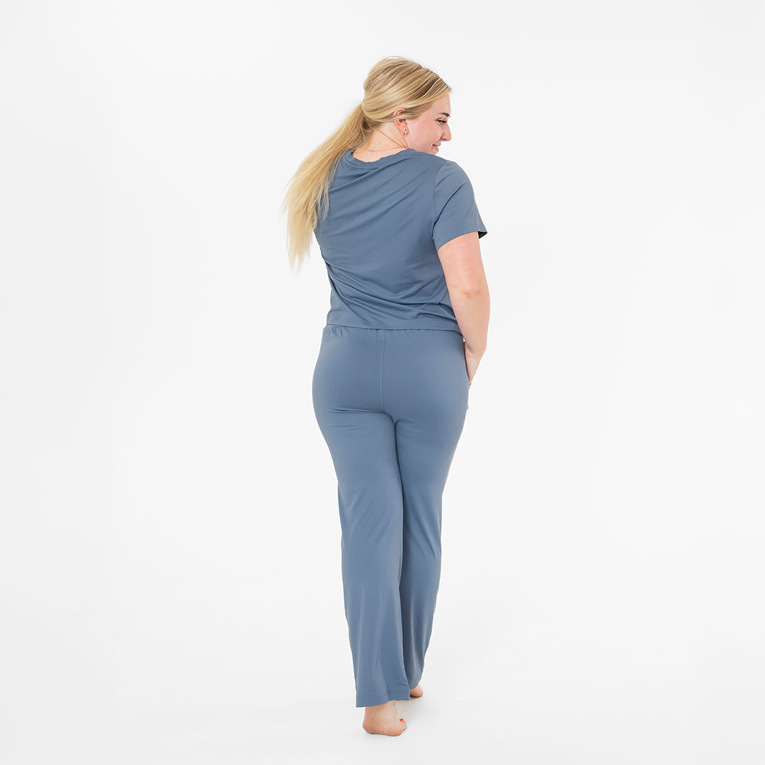 Straight Leg Lounge Pants Janela Bay- Tilden Co.