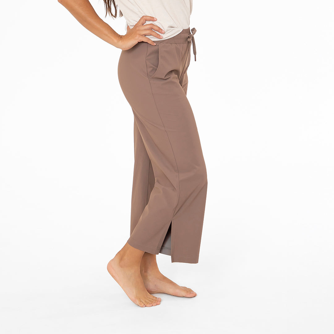 Wide Leg Tech Pants Casual Pants Janela Bay- Tilden Co.