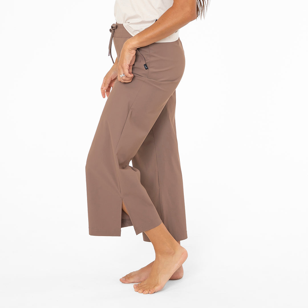 Wide Leg Tech Pants Casual Pants Janela Bay- Tilden Co.