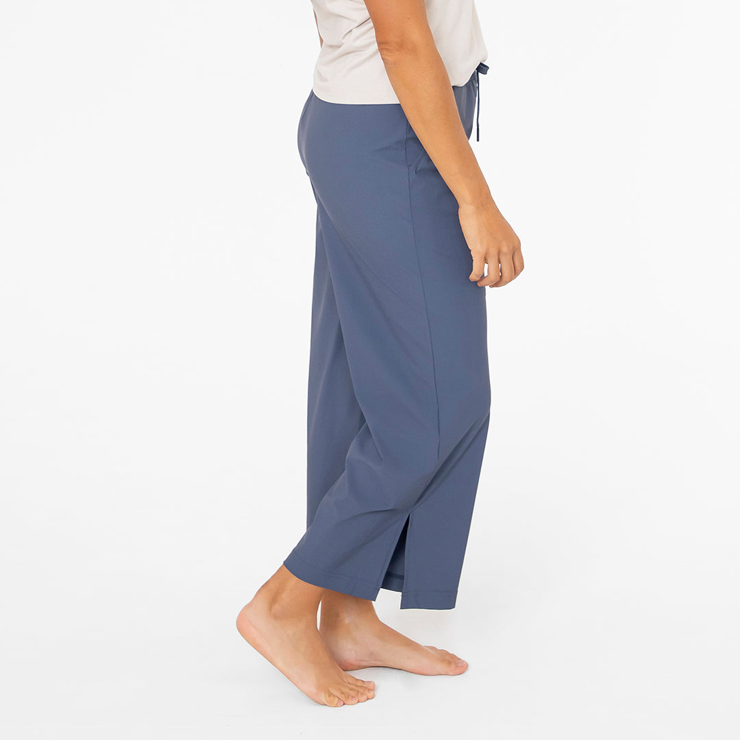 Wide Leg Tech Pants Casual Pants Janela Bay- Tilden Co.