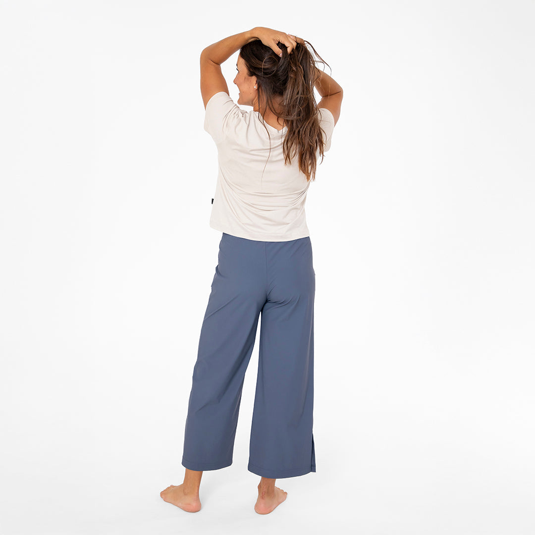Wide Leg Tech Pants Casual Pants Janela Bay- Tilden Co.