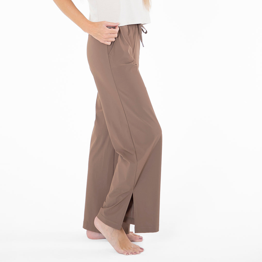 Wide Leg Tech Pants Casual Pants Janela Bay- Tilden Co.