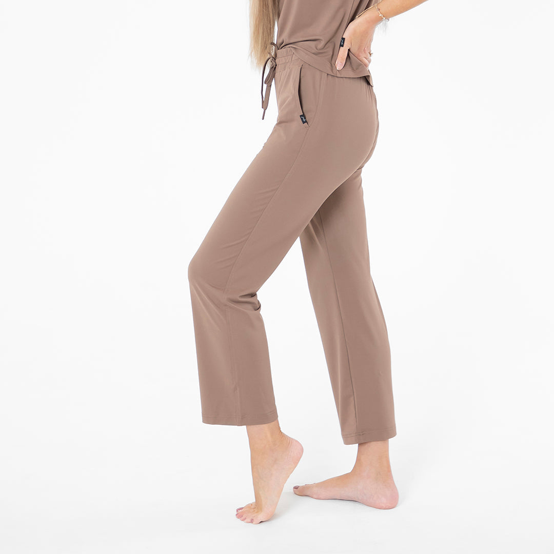 Straight Leg Lounge Pants Janela Bay- Tilden Co.