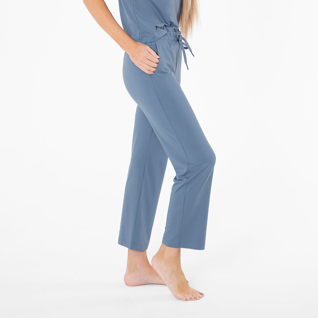Straight Leg Lounge Pants Janela Bay- Tilden Co.