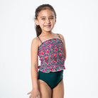 Smocked Tankini Top (Girls) Swim Top Janela Bay- Tilden Co.