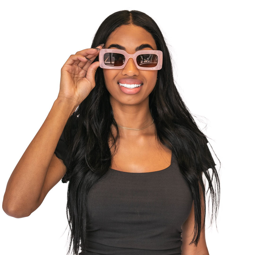 Retro Rectangle Sunglasses Janela Bay- Tilden Co.