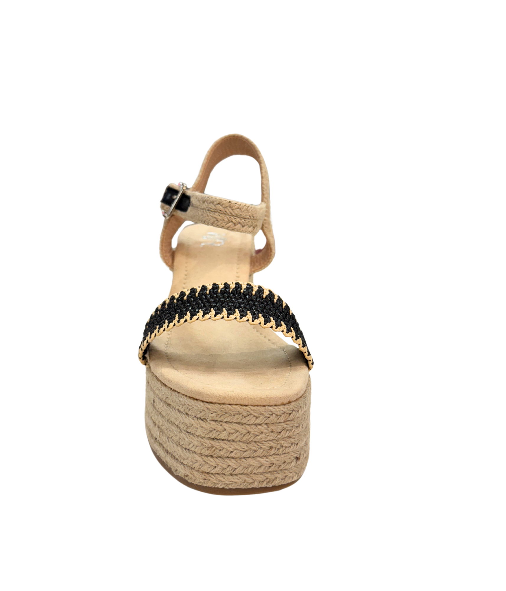 Elise Wedge in Black 140 Wedges Naughty Monkey- Tilden Co.